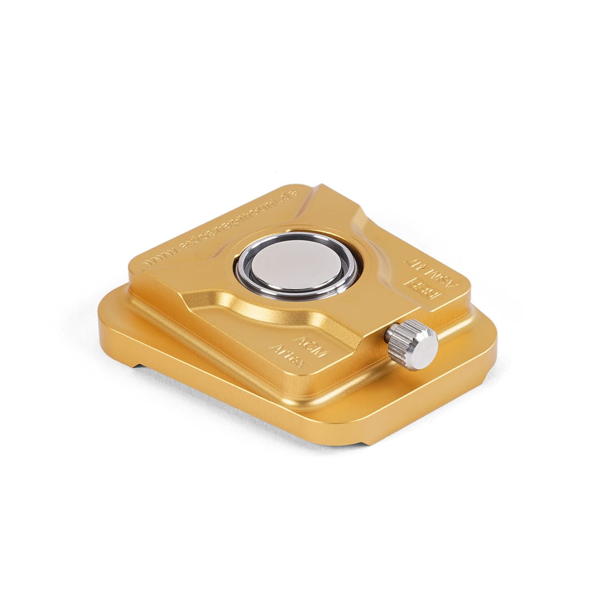 Goldene Distanzsockel AOM – für Artex Carbon mit Splitex, mittel/+20 mm – SAM, Sockelformer