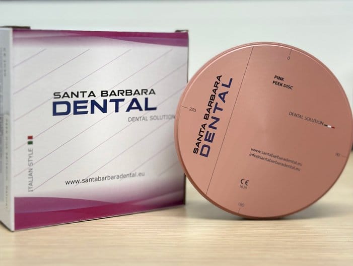 Cialda PEEK PINK ∅98x22 – Santa Barbara SRL, PEEK/Acetal