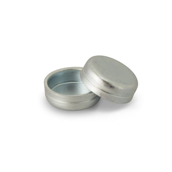 Magnet housings punched, galvanised finish - 50 pcs. 1460 0128 – Baumann Dental, Pins und Modellsysteme
