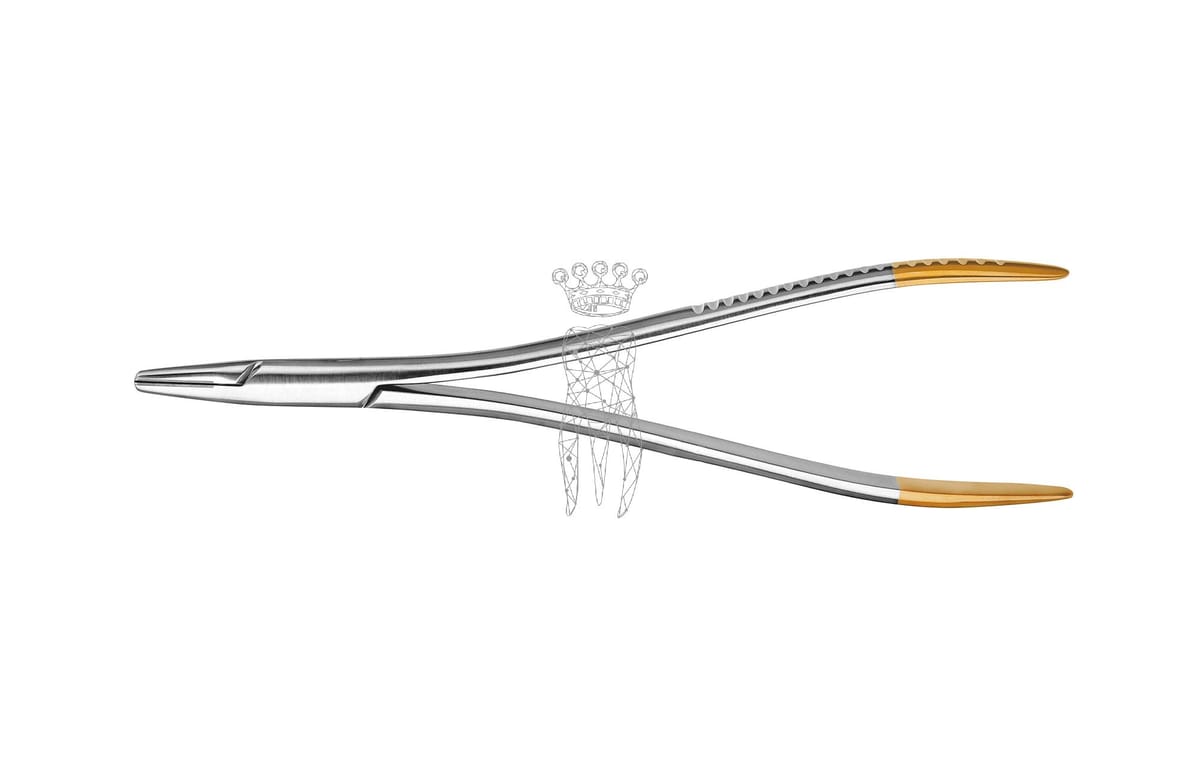 Nadelhalter Langenbeck offen 18cm TC – Carl Martin, Nadeln und Fäden