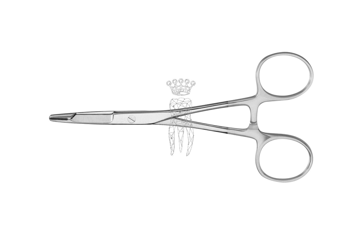 Nadelhalter Olsen-Hegar 14cm mit Schere – Carl Martin, Nadeln und Fäden