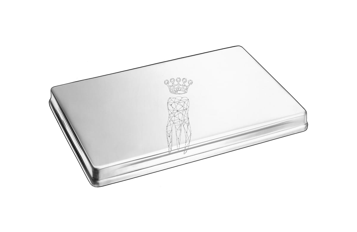 Normtray-Oberteil Edelstahl rostfrei 288x187mm – Carl Martin, Trays, Sterilcontainer und Zubehör