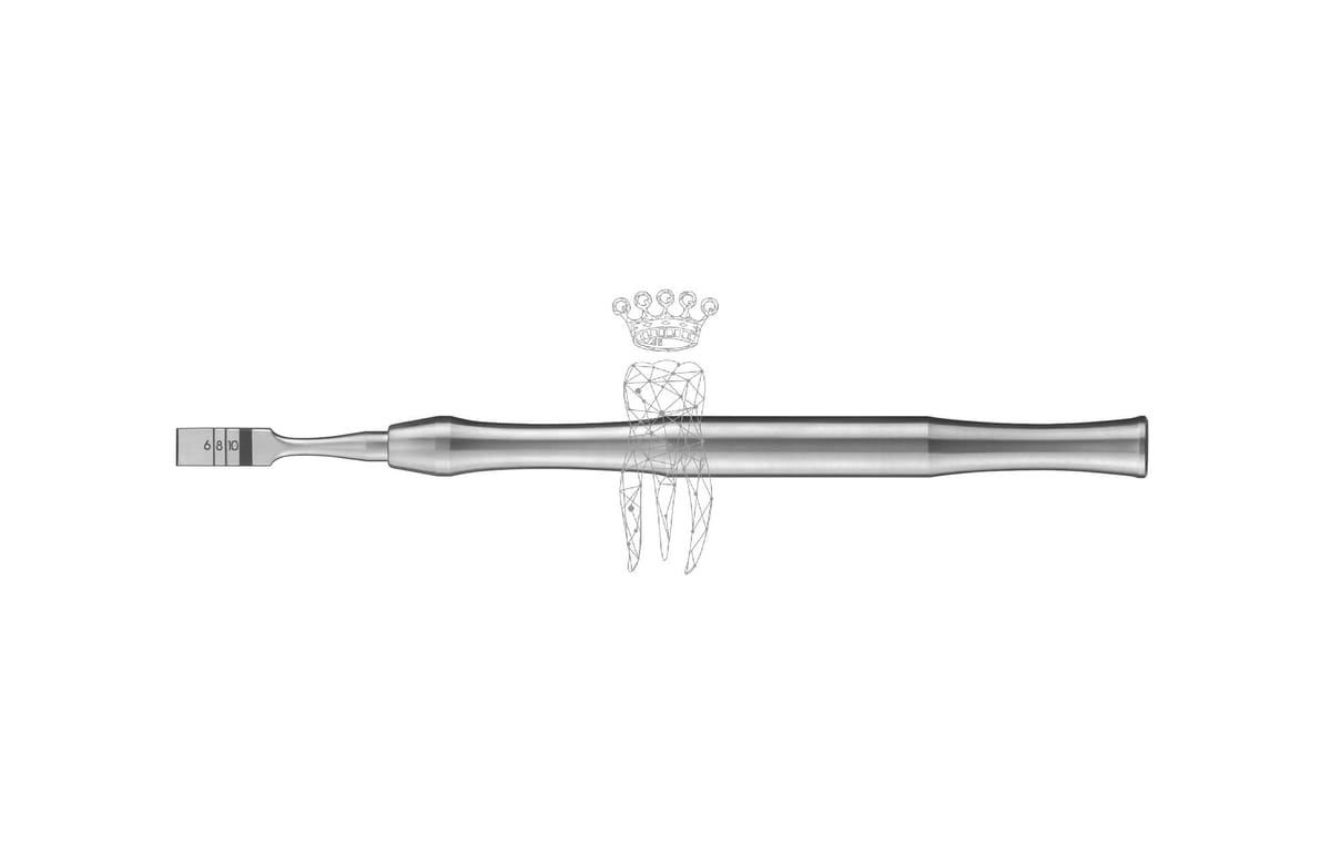 OSTEOTOM gerade Knochenmeißel 6.0mm – Carl Martin, Sonstige chirurgische Instrumente