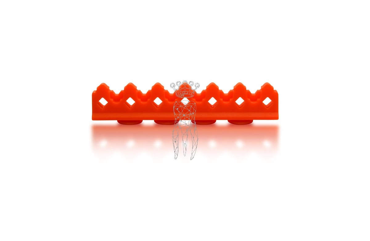 Silikon Auflage f. 3029-S + CLIP-S 6 Instrumente - orange – Carl Martin, Zubehör für Füllungsinstrumente