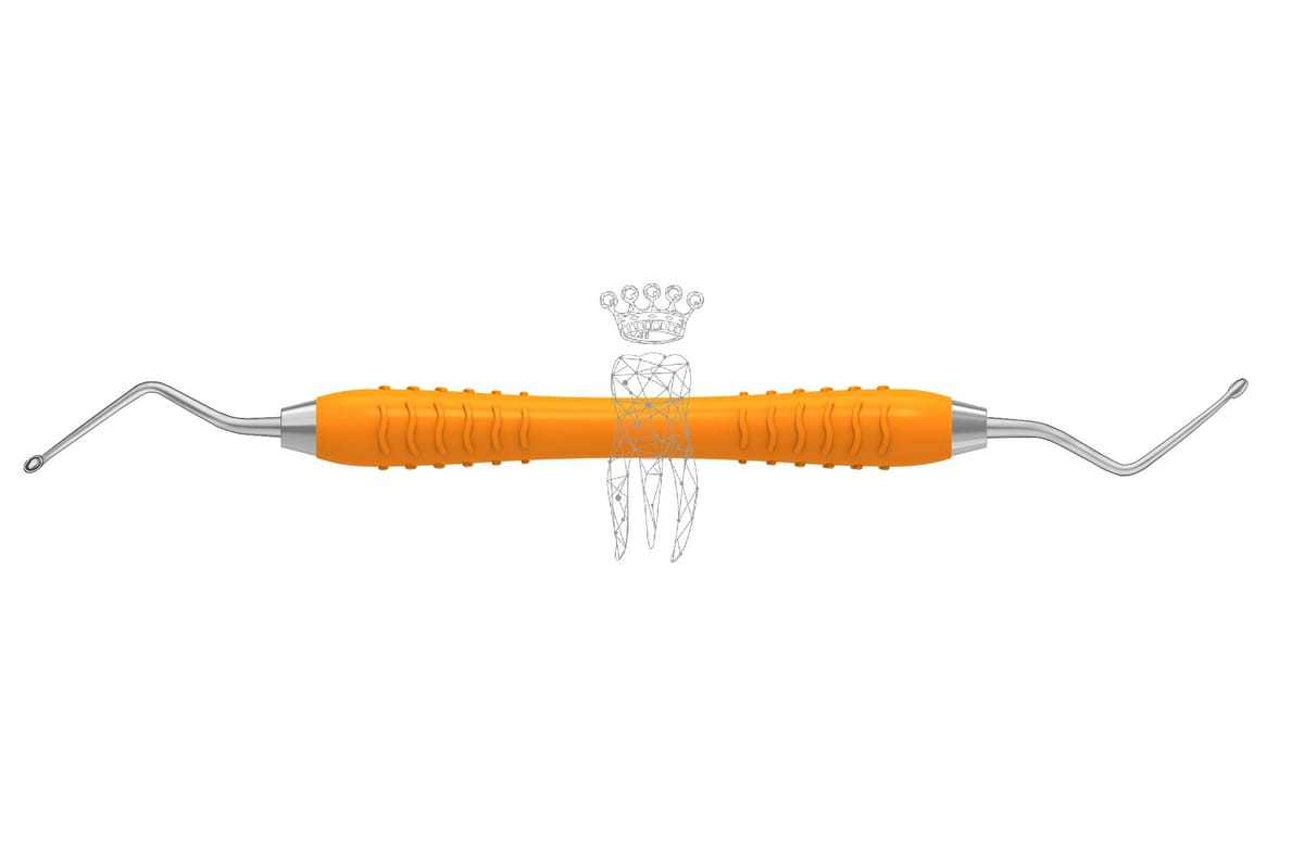 Scharfer Löffel Hemingway oval 2.0/3.0mm Colori-Silicon – Carl Martin, Einmalabdrucklöffel