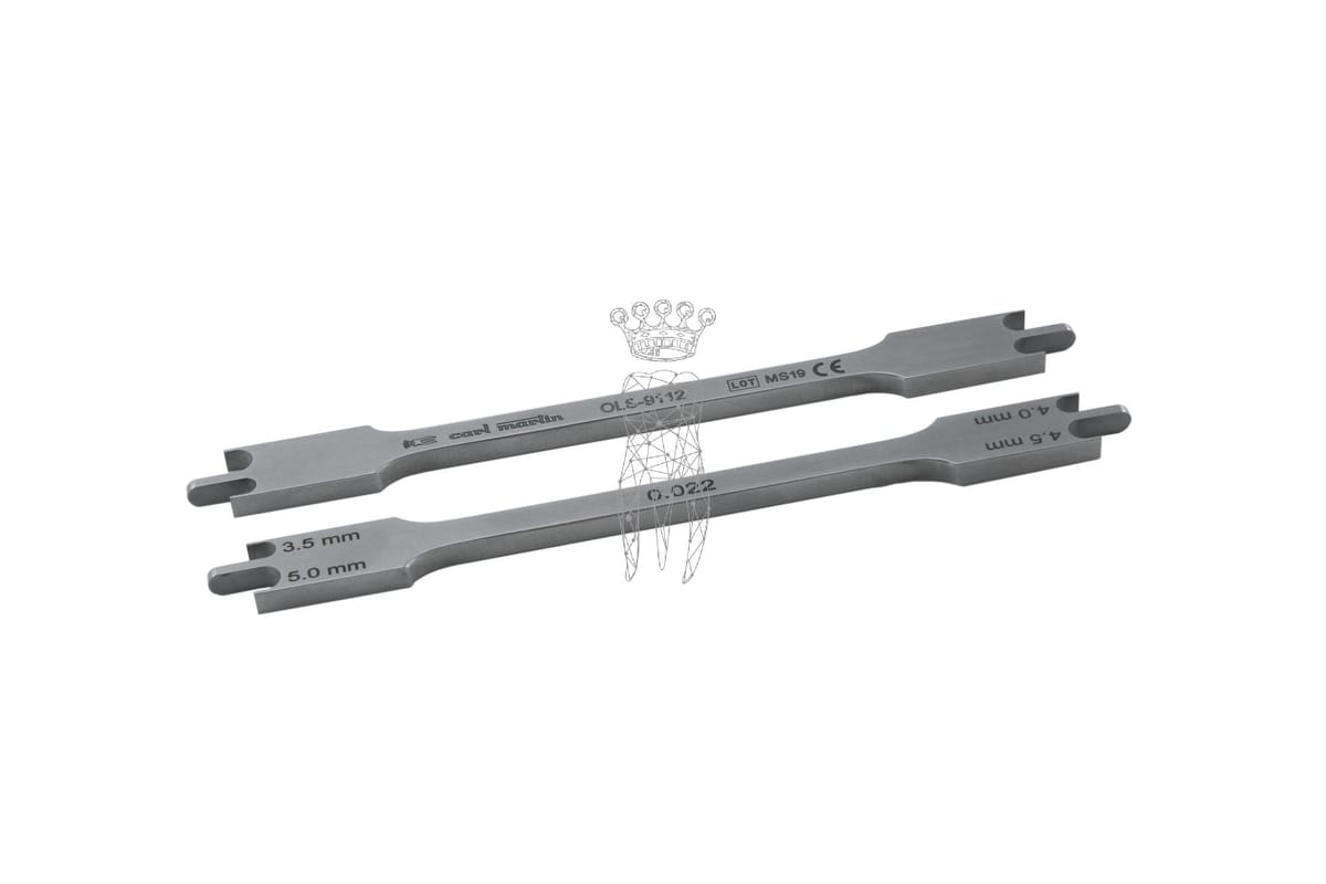 Bracket-Positionierer .022" slots 3.5 / 4.0 / 4.5 / 5.0mm – Carl Martin, Sonstige Instrumente