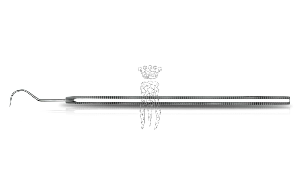 6er SET Zahnsonden Standard Okta-Griff – Carl Martin, Sonden