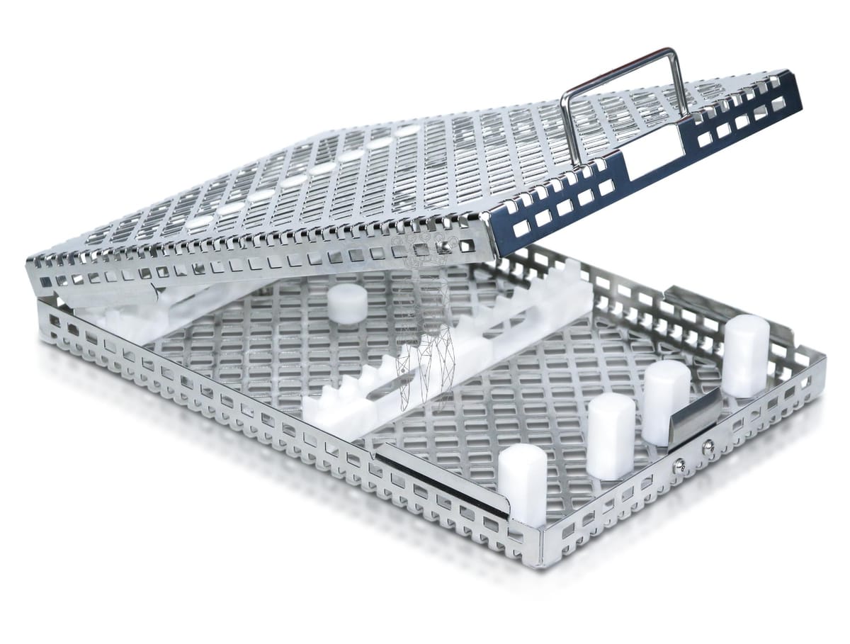 Steri-Wash-Tray 176x273x34mm CONT incl. Silikone/PTFE – Carl Martin, Trays, Sterilcontainer und Zubehör
