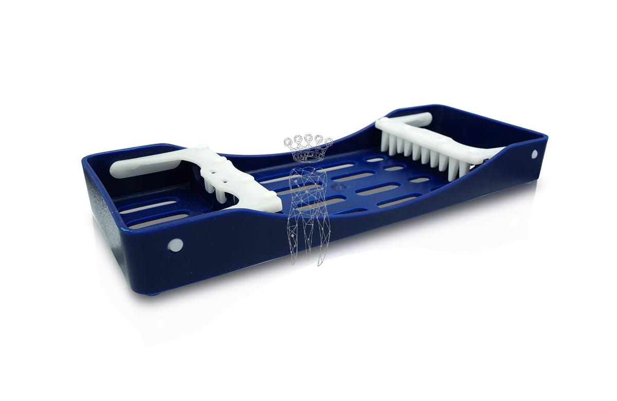 SteriWashTray blau 5 Instrumente 208 x 82 x 26mm – Carl Martin, Trays, Sterilcontainer und Zubehör