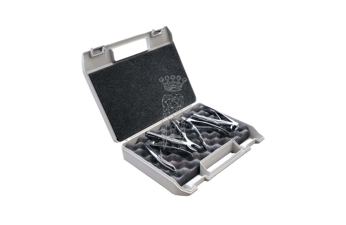 Kinderzahnzangenset mit Feder LiquidSteel LS280A/1,3,5,6 – Carl Martin, Kinderzahnzangen