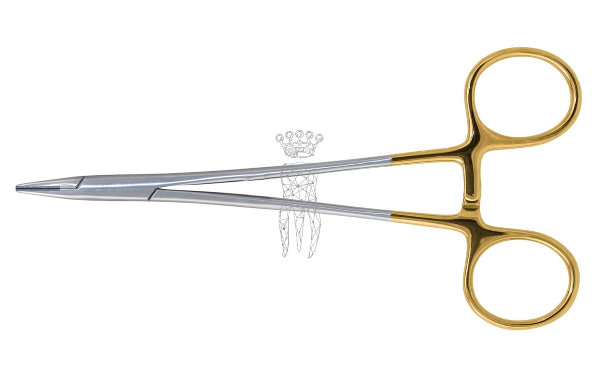 Nadelhalter Crile Wood SLIM 15cm TC 15cm sehr fein – Carl Martin, Zubehör für Nahtmaterial