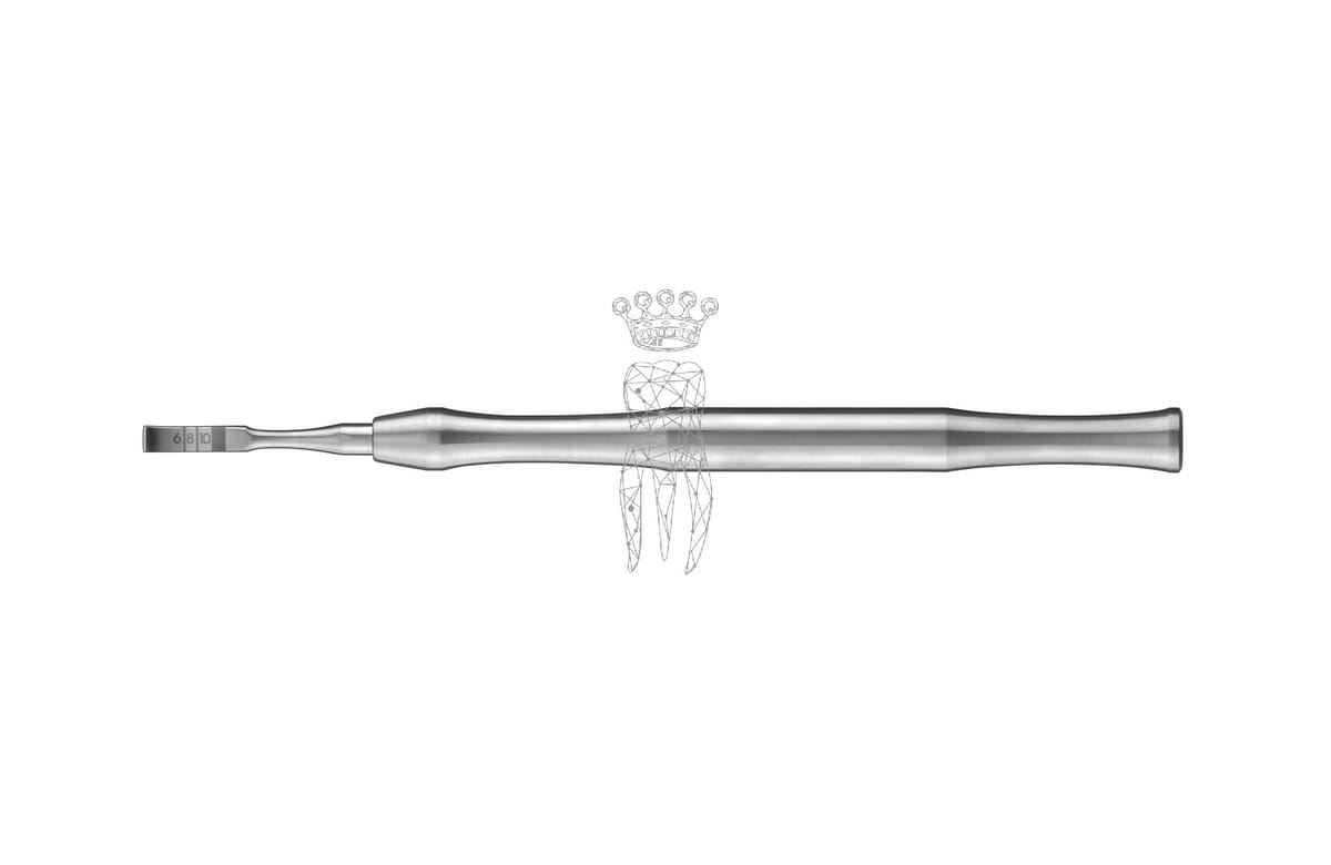 OSTEOTOM gebogen 3mm Knochenmeißel 3.0mm – Carl Martin, Sonstige chirurgische Instrumente