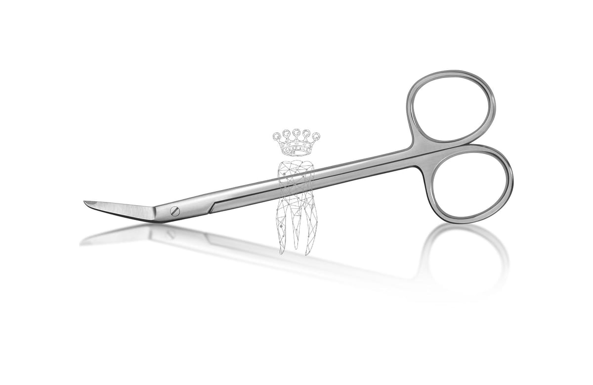 Fadenschere Spencer kniegebogen 13.5cm – Carl Martin, Sonstige chirurgische Instrumente