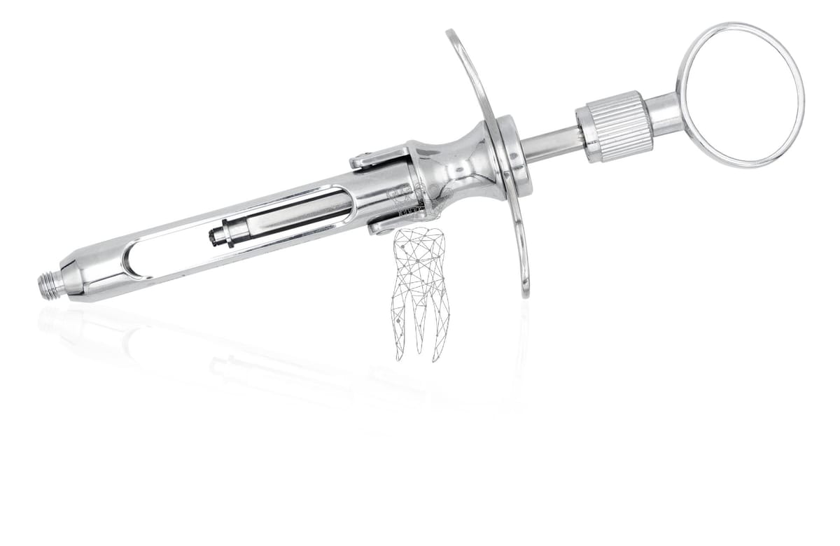Zylinderampullenspritze 3 Aspirationshaken - selbstaspirierend – Carl Martin, Zylinderampullenspritzen