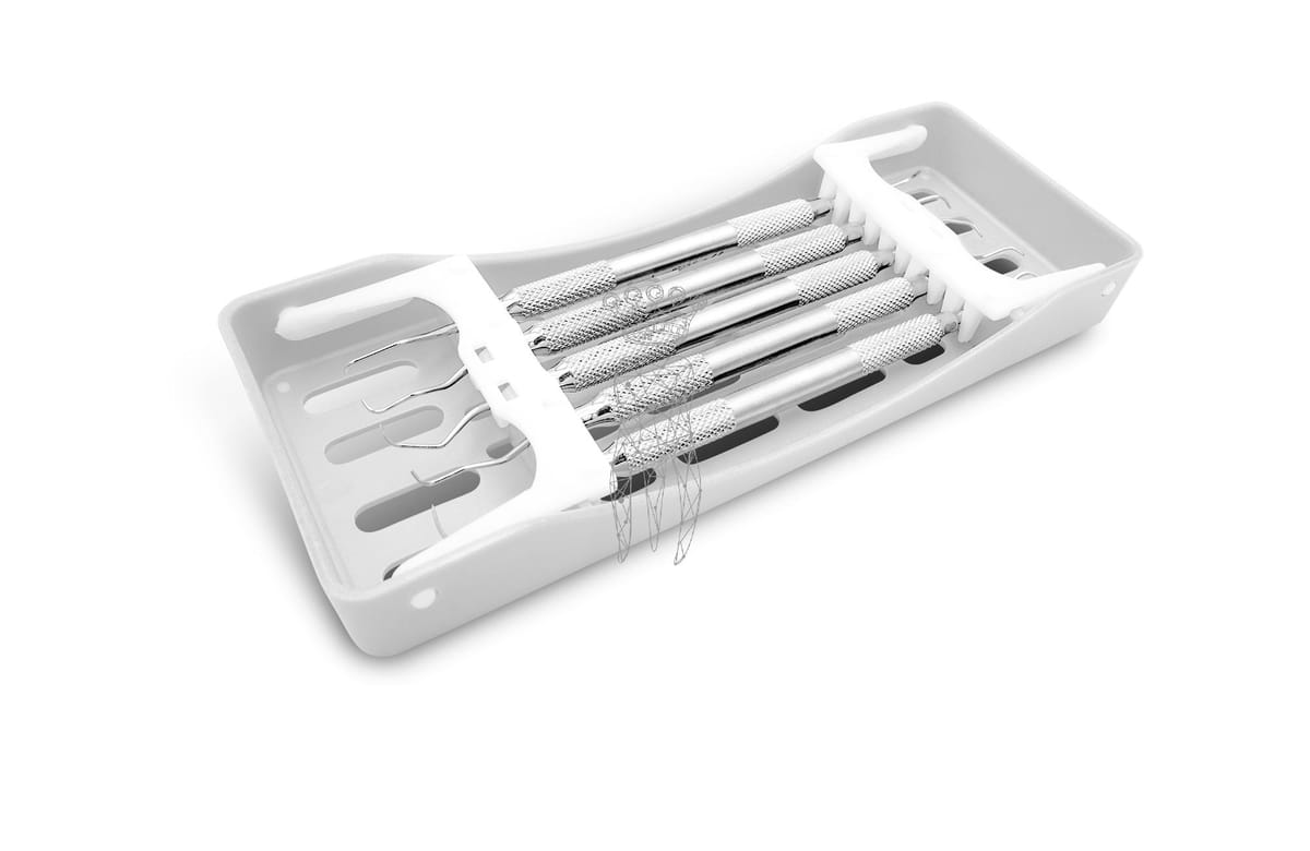 Paro-Set im SteriWashTray 3030-S-WE 972/H6-H7,5-6,7-8,11-12,13-14 – Carl Martin, Trays, Sterilcontainer und Zubehör