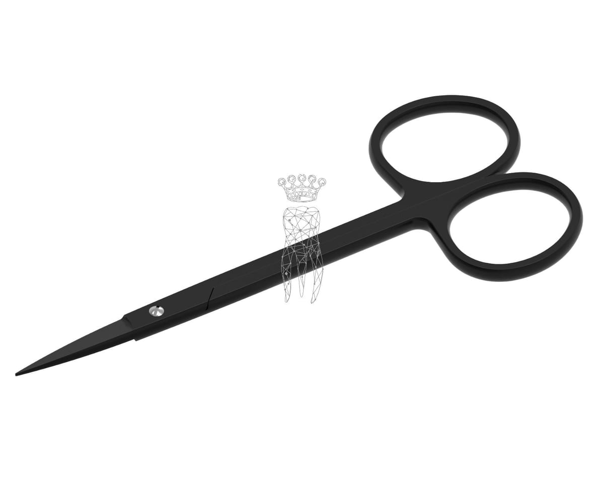 Zahnfleischschere BlackPlasma ger. 12cm mit grossen Ringen – Carl Martin, Gingivektomiemesser - Zahnfleischscheren