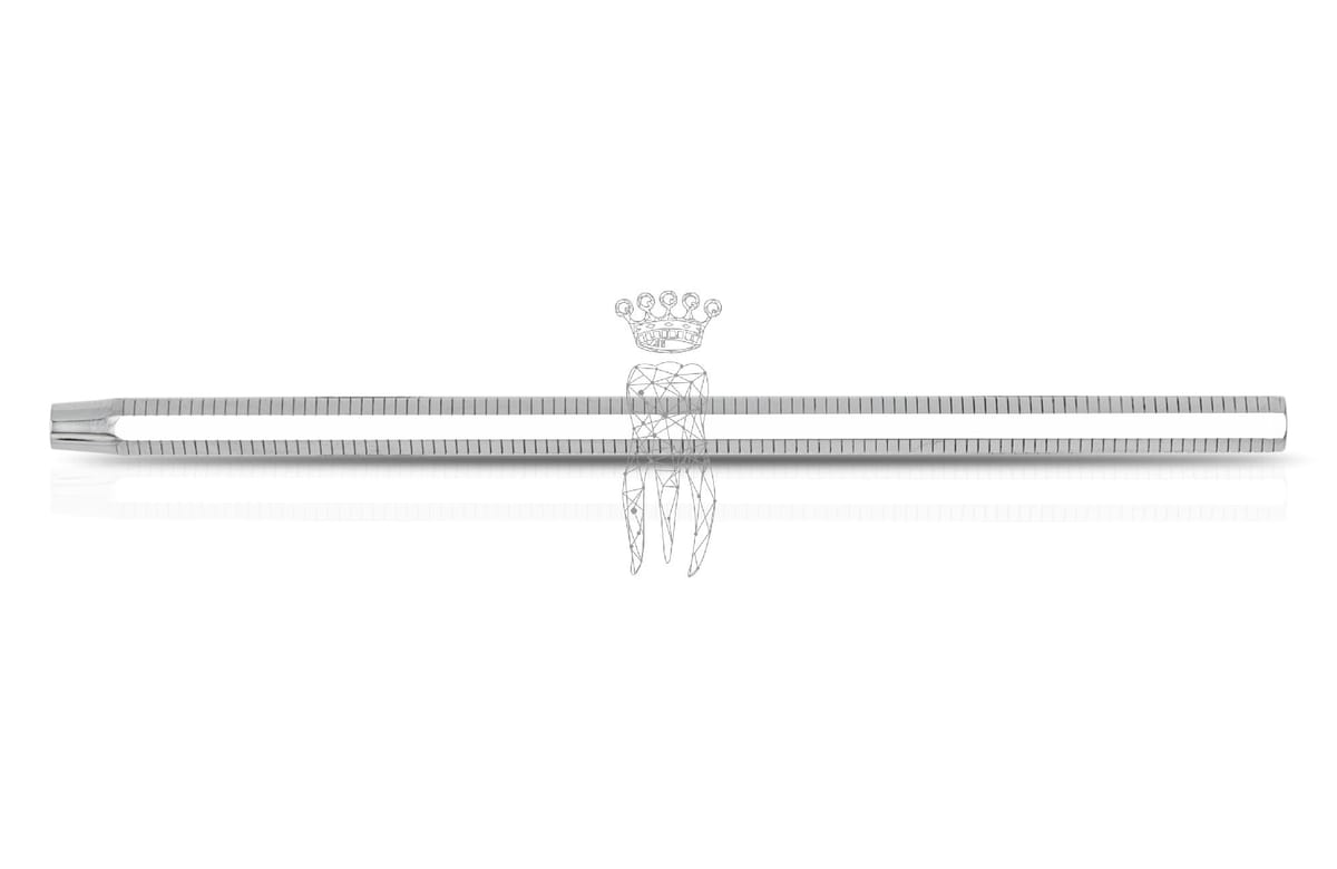 Mundspiegelgriff 8-kant massiv rostfrei Gewinde M2.5mm – Carl Martin, Mundspiegel und Zubehör