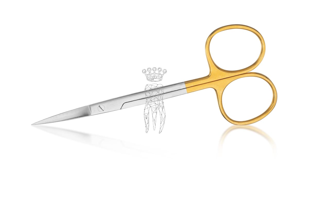 Zahnfl.Schere gerade TC 12cm – Carl Martin, Gingivektomiemesser - Zahnfleischscheren