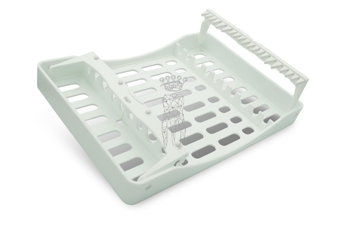 SteriWashTray weiß 10 Instrumente 208 x 148 x 26mm – Carl Martin, Trays, Sterilcontainer und Zubehör