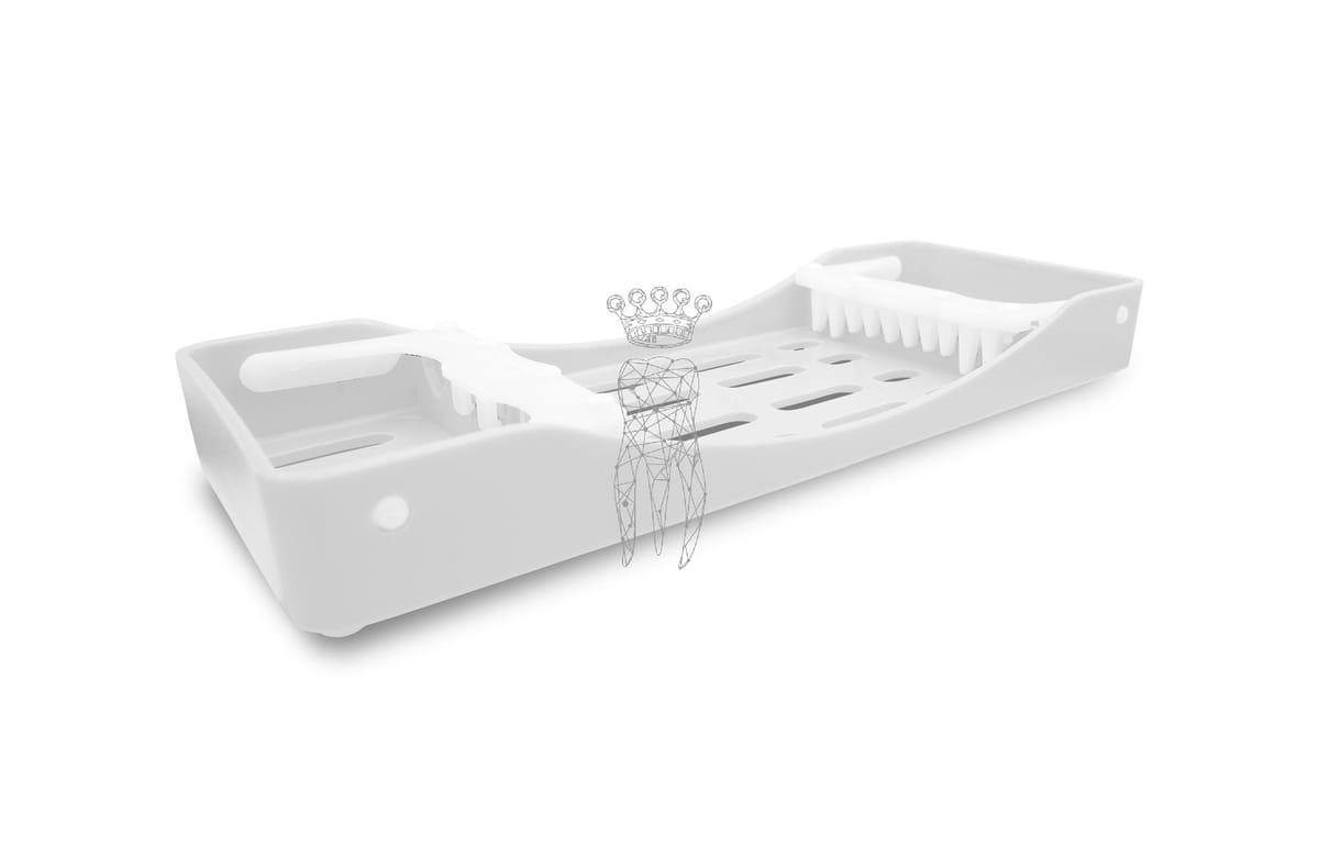 SteriWashTray weiß 5 Instrumente 208 x 82 x 26mm – Carl Martin, Trays, Sterilcontainer und Zubehör