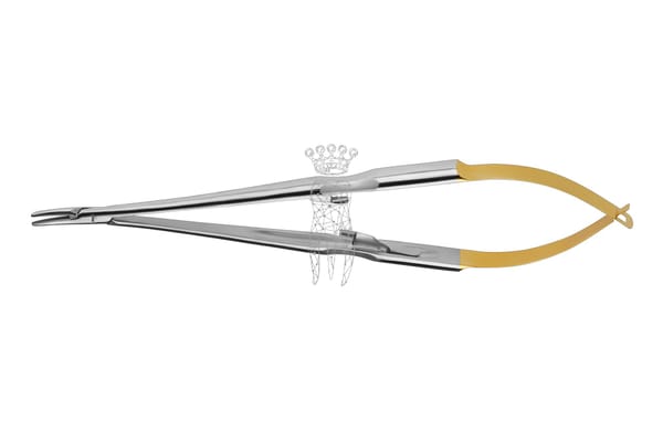 Nadelhalter Castroviejo TC LiquidSteel 18cm gebogen
