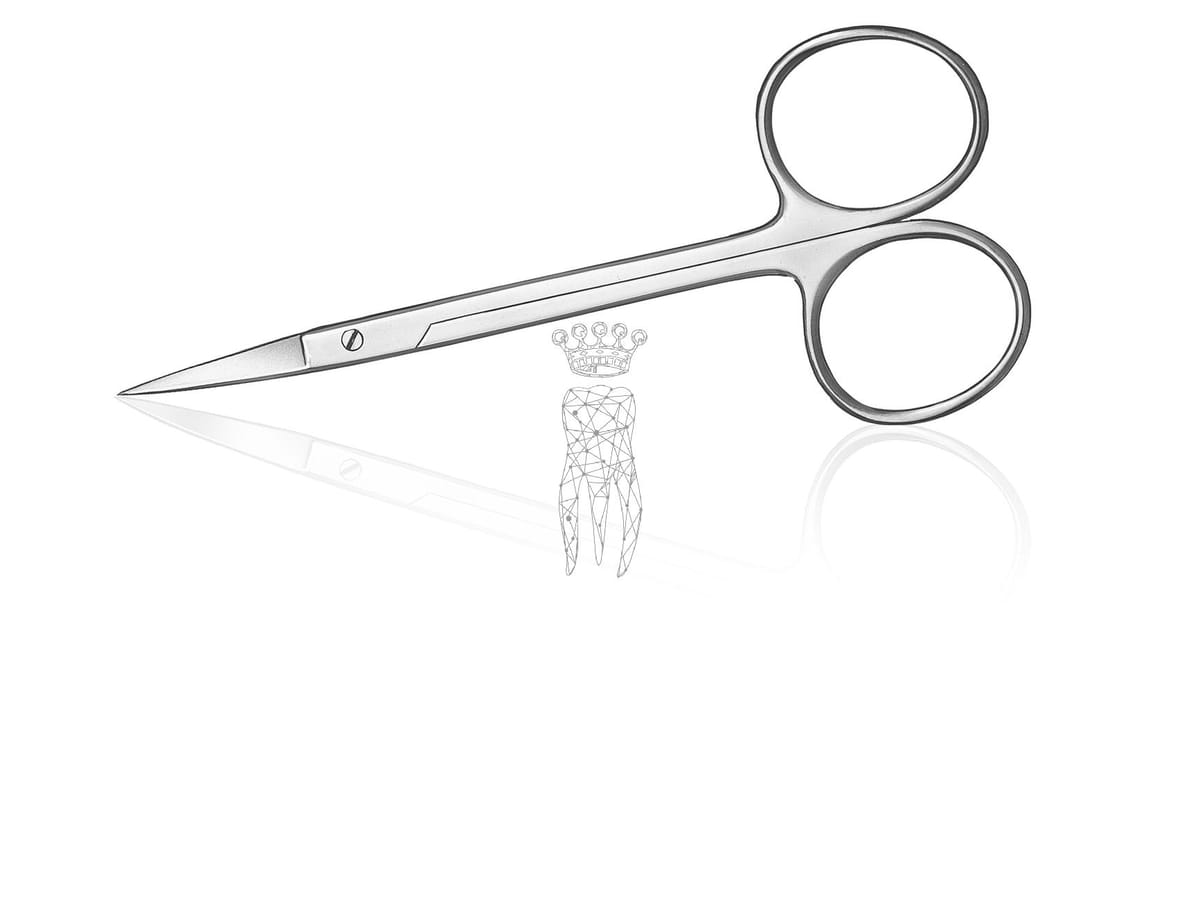 Zahnfleischschere ger. 12cm mit grossen Ringen – Carl Martin, Gingivektomiemesser - Zahnfleischscheren