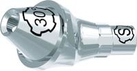 tioLogic® TWINFIT 4Base abutment S, conical, GH 3.2 mm, 30°, incl. AnoTite screw 346-146-01 – DENTAURUM, Abutments