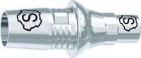 tioLogic® TWINFIT CAD/CAM titanium base S, CEREC, Sirona, conical, GH 1.5 mm, incl. AnoTite screw 346-195-01 – DENTAURUM, Abutments