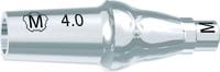 tioLogic® TWINFIT titanium abutment M, conical, GH 4.0 mm, incl. AnoTite screw 346-232-01 – DENTAURUM, Abutments