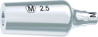 tioLogic® TWINFIT titanium abutment M, conical, GH 2.5 mm, anatomical, incl. AnoTite screw 346-239-01