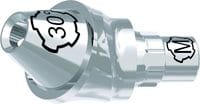 tioLogic® TWINFIT 4Base abutment M, platform, GH 3.2 mm, 30°, incl. AnoTite screw 346-246-02