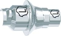 tioLogic® TWINFIT CAD/CAM titanium base L, conical, GH 1.5 mm, angulated screw aperture, incl. AnoTite screw 346-314-01