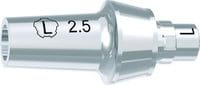 tioLogic® TWINFIT titanium abutment L, platform, GH 2.5 mm, incl. AnoTite screw 346-331-02