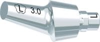 tioLogic® TWINFIT titanium abutment L, platform, GH 3.0 mm, 20°, incl. AnoTite screw 346-336-02 – DENTAURUM, Abutments