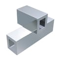 Cross tube, horizontal 0.56 mm x 0.70 mm / 22 x 28, vertical 0.56 mm x 0.70 mm / 22 x 28 480-100-00