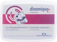 1 case dinamique® c self-ligating ceramic brackets with hooks on cuspid, first and second bicuspid brackets, McLaughlin-Bennett-Trevisi** 22 700-551-00