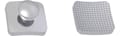 Button DB, flat, square 750-002-51 – DENTAURUM, Geschiebe