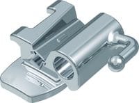 Ortho-Cast M-Series, convertible buccal tube, double combination, tooth 47-46, -25° torque, +8° offset, slot 18 818-147-40 – DENTAURUM, Metallbrackets