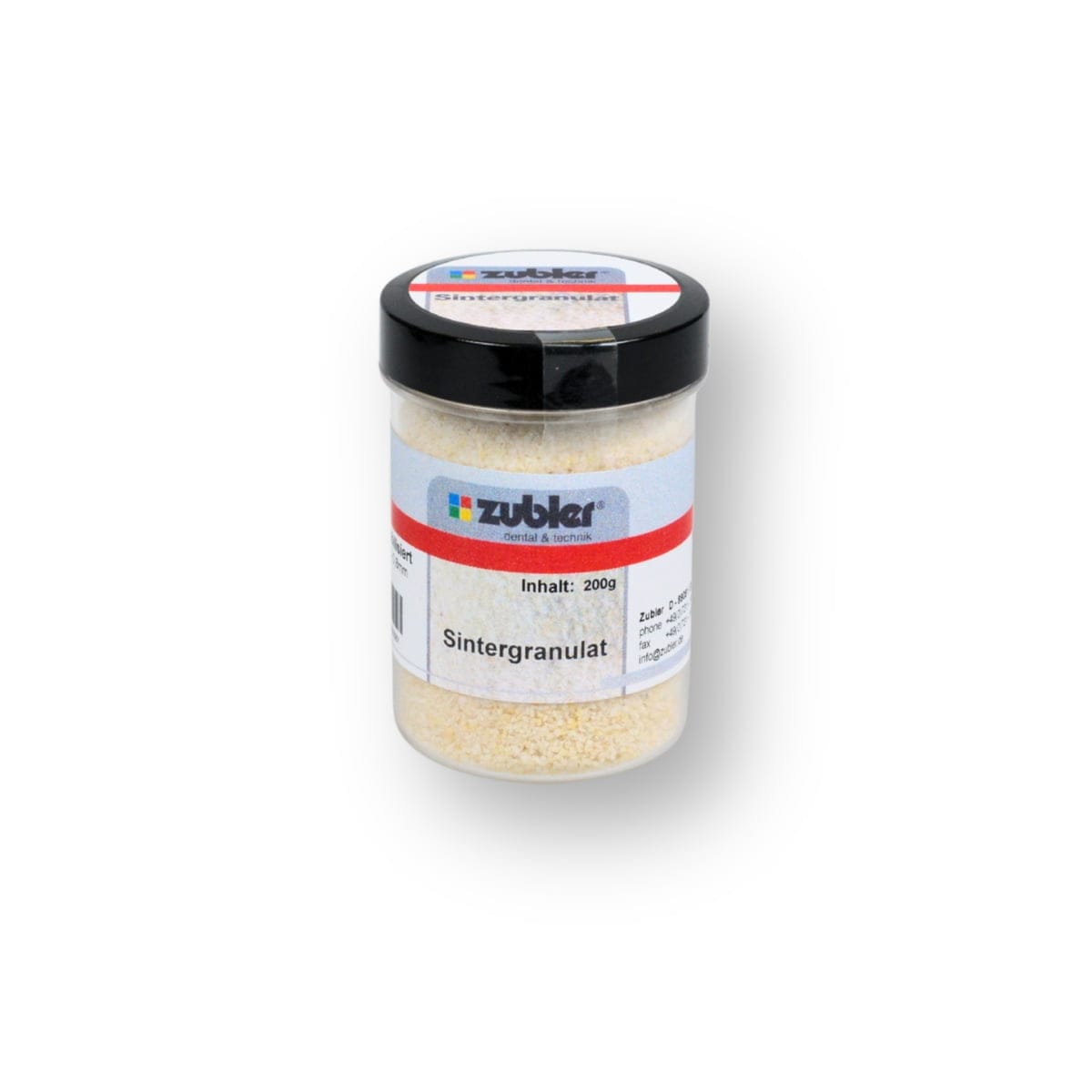 Sintergranulat 200g für Sinteröfen VARIO S400/ S430 896/0424 – Zubler Gerätebau, Sinter- und Kristallisationsöfen