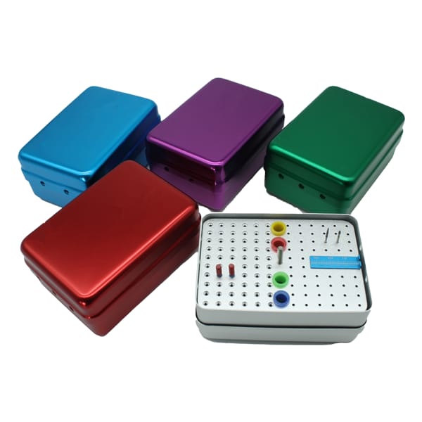 Bohrer-Desinfektionsbox mit 120 Löchern – Silber – Shanghai Ristea Industries Co., Ltd, Trays, Sterilcontainer und Zubehör