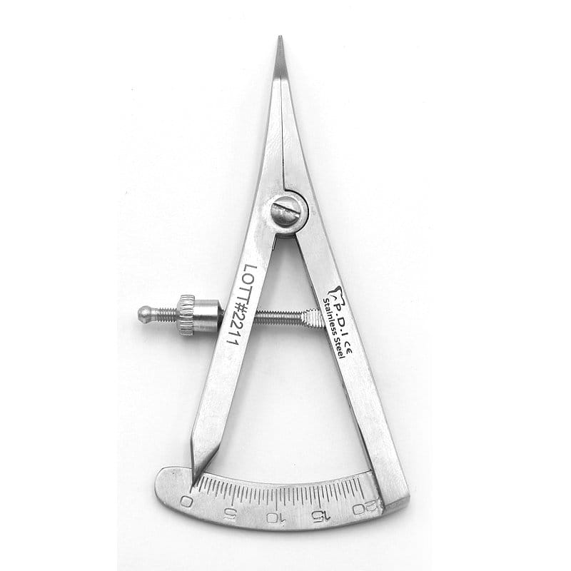 Castroviejo Caliper: 20mm Beak, 45° Precision for Surgical Excellence – Absolute Sport Srl Skeema Dental Italia, Chirurgische Instrumente