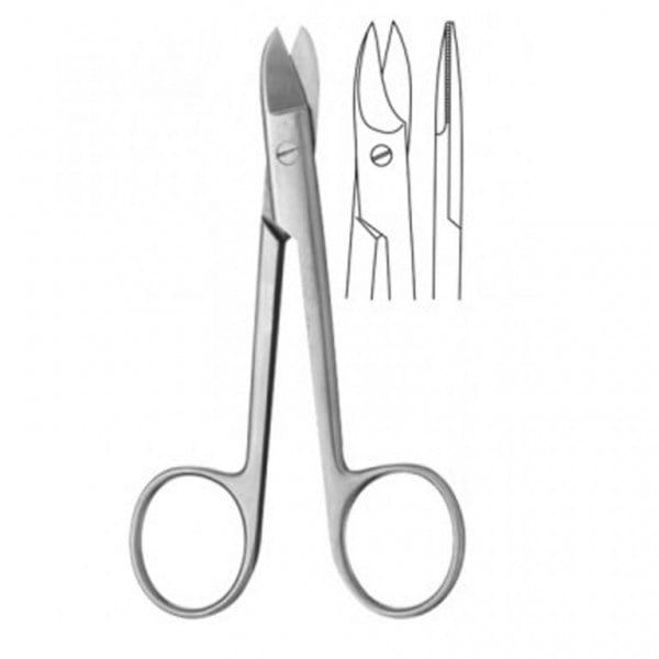 Serrated Precision: Straight Crown Scissor for Dental Excellence – Absolute Sport Srl Skeema Dental Italia, Chirurgische Instrumente