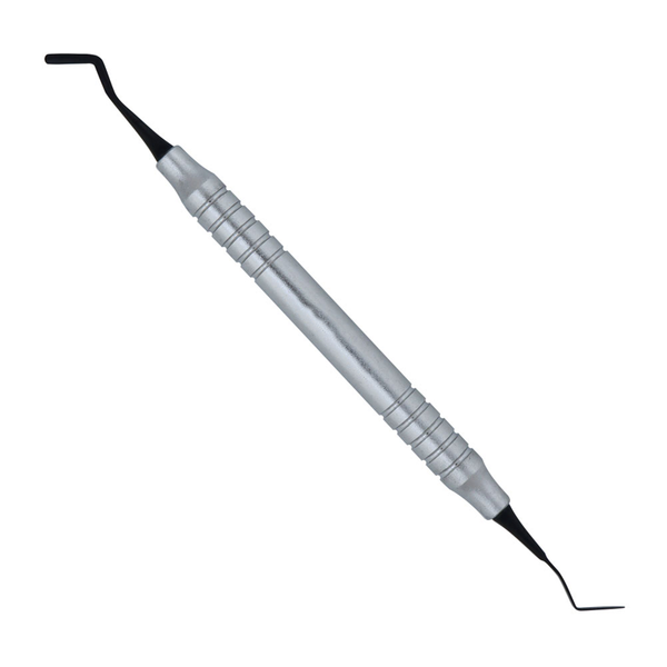 Ultimate Precision: Heidemann 2.5mm TIT Black Flat Plastic Spatula