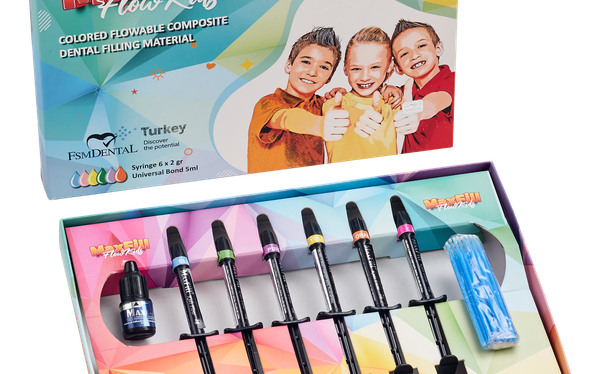 MAXFILL Kids Flow Set/Colored Flowable Composite Filler Set