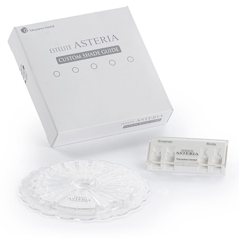 Individual-Farbfächer ESTELITE ASTERIA 10996 – Tokuyama, Farbschlüssel