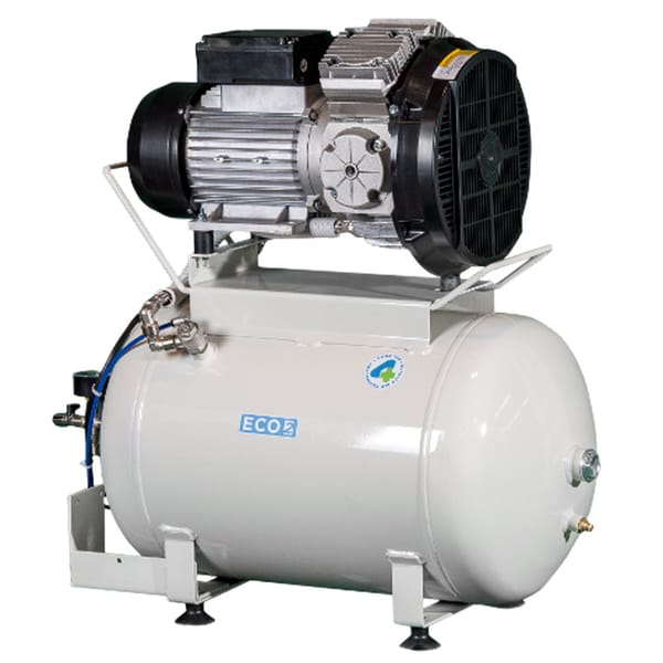 2 Zylinder Dental Kompressor 50 Liter ECO2