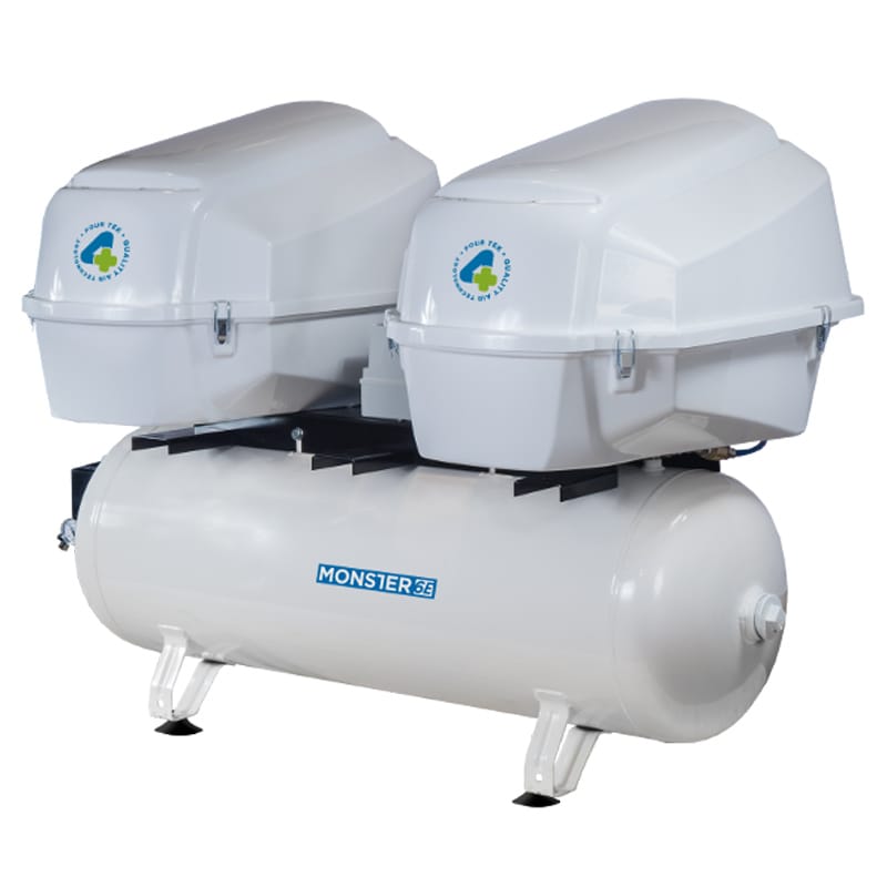 Schallgedämpfter kompressor mit trocknung MONSTER 6E – 4TEK SRL, Kompressoren + Absaugung