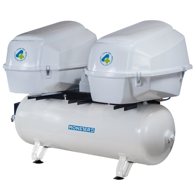 Schallgedämpfter Kompressor 150 Liter MONSTER 4 – 4TEK SRL, Kompressoren + Absaugung