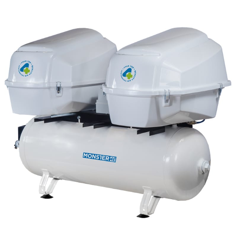 Schallgedämpfter Kompressor Mit Trocknung MONSTER 4E – 4TEK SRL, Kompressoren + Absaugung