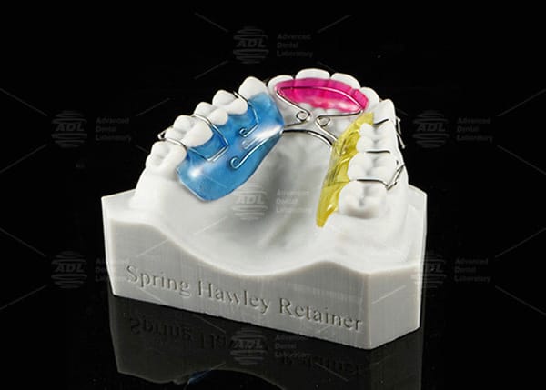 Customizable Spring Hawley Retainer Removable Teeth Position Retention